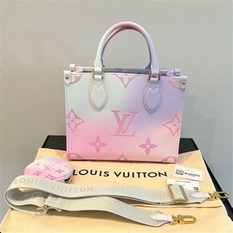 lv on the go pm sunrise pastel|Louis Vuitton Sunrise Pastel On The Go PM.